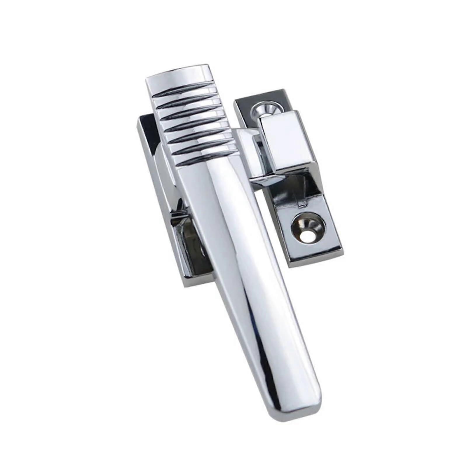 Handle made of zinc alloy, fixed closed door handle, door handle, cabinet door lock, 1 piece (Large sizeL)
