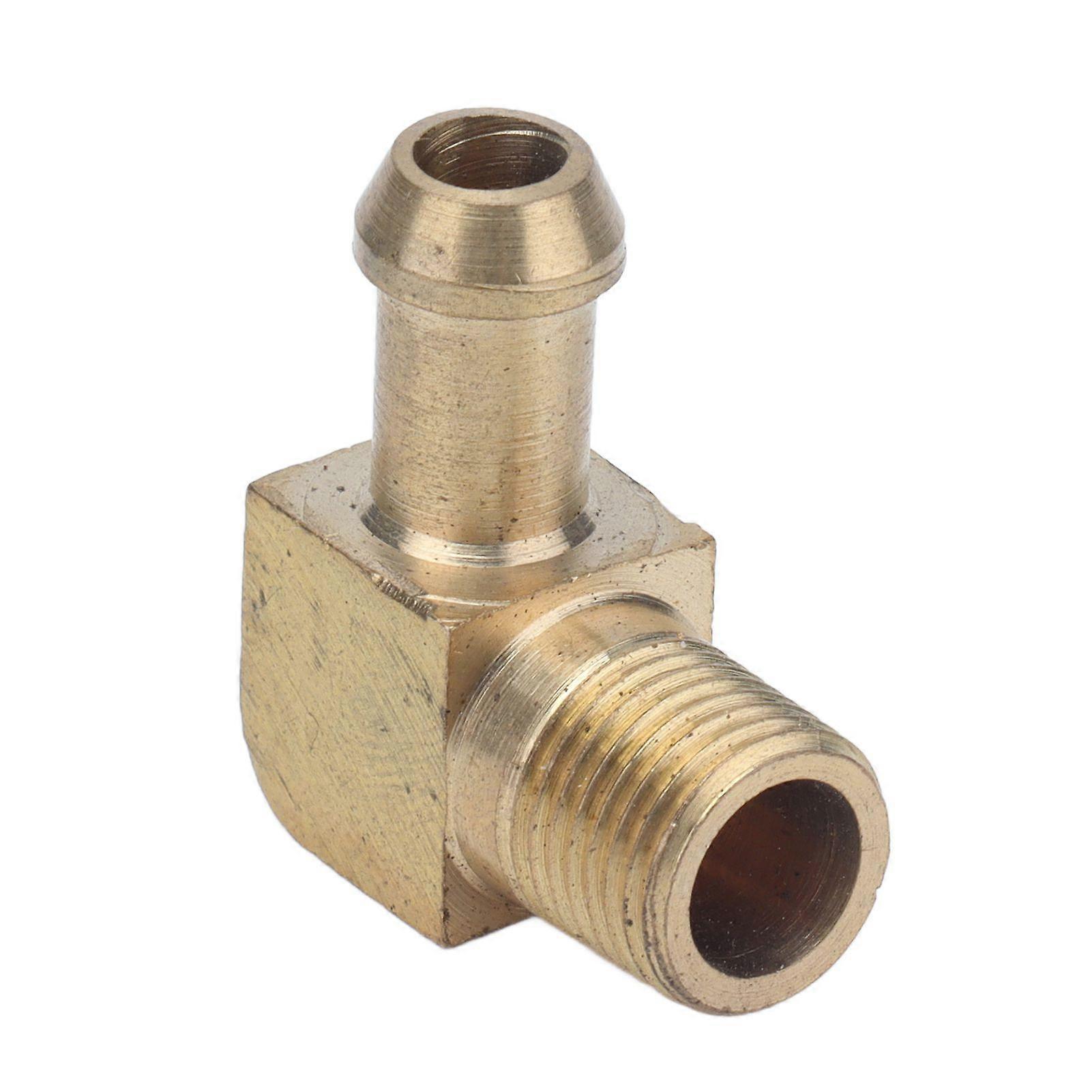 turbocharger hose fitting 1/8in 27 npt brass nipple for garrett t2 t25 t28 t3