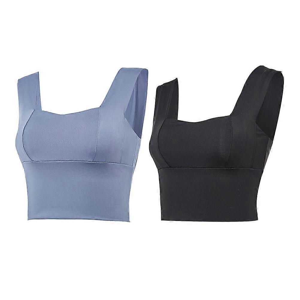 Vest with and Backless Design for Comfortable Home Use and Fitness Activities Size:1 Set 2Pcs
