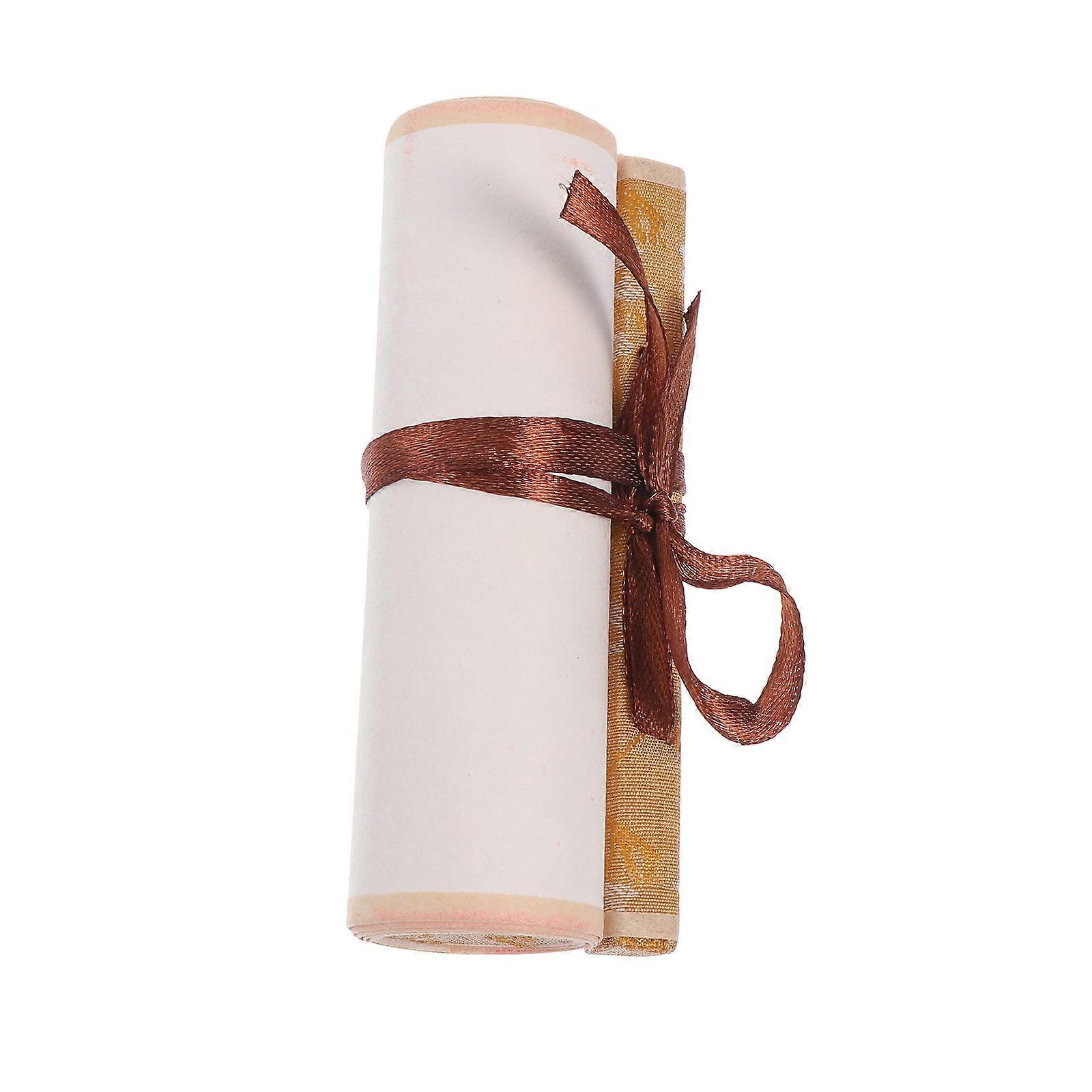 Red Blank Scroll for Painting Made of Premium Paper Compact and Easy to Store Perfect for Calligraphy 1pc