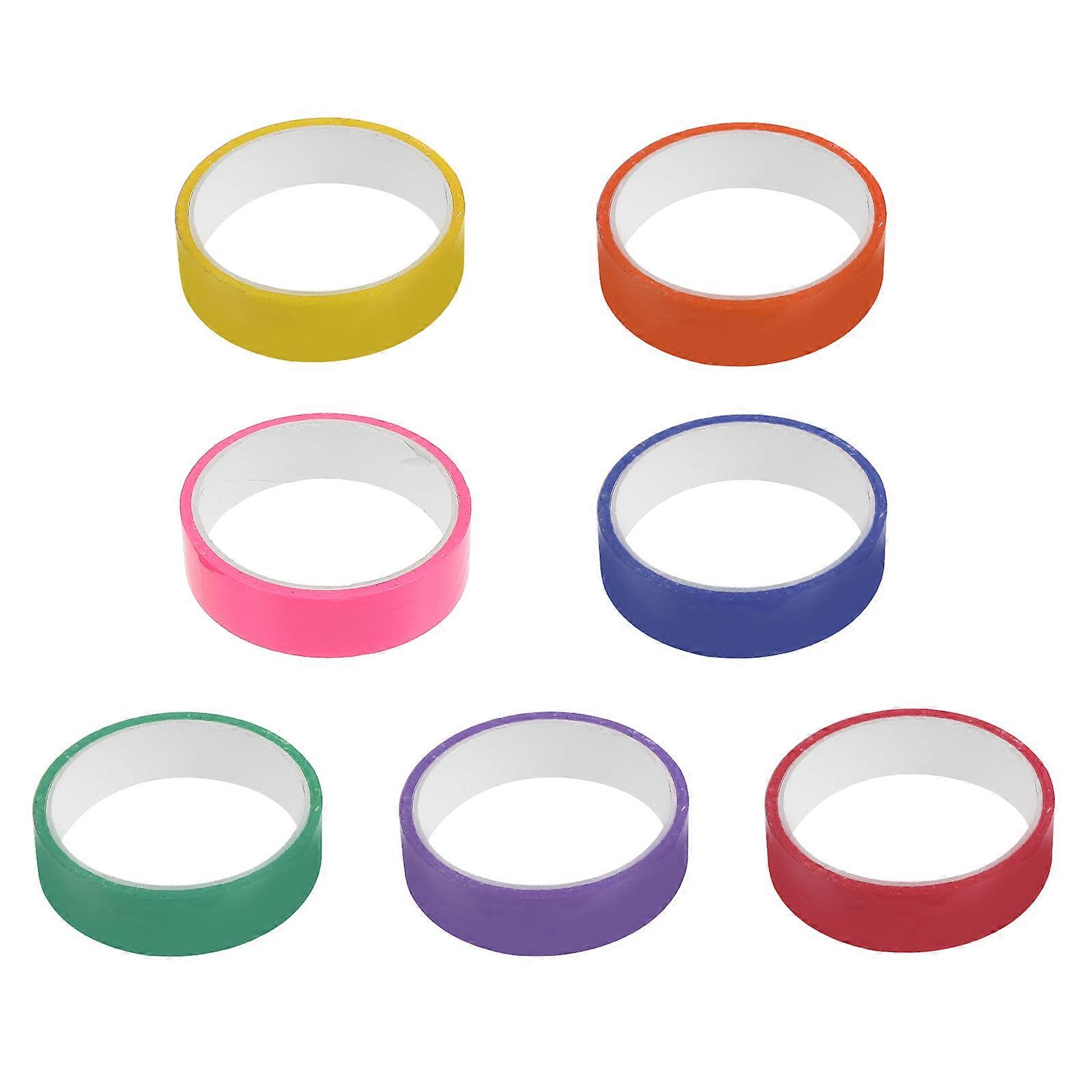 Sticky Ball Tape for Stress Relief Toys Made of Plastic in Assorted Colors 7 Rolls