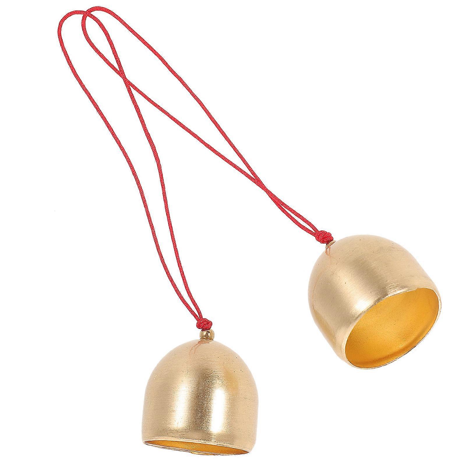 Here's a polished and professional product description based on your input:
**2pcs Decorative Christmas Bells – DIY Hanging Bell Ornaments for