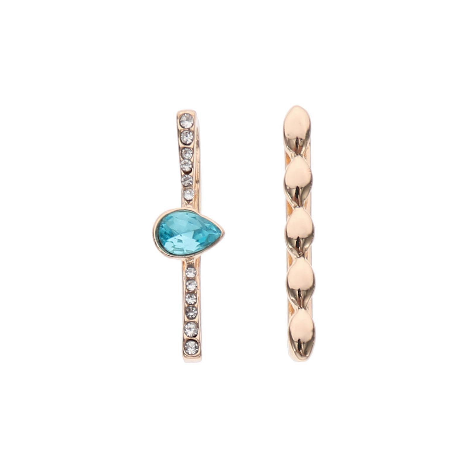 2Pcs Watch Charms Decorations for Compatible Alloy Material Assorted Color