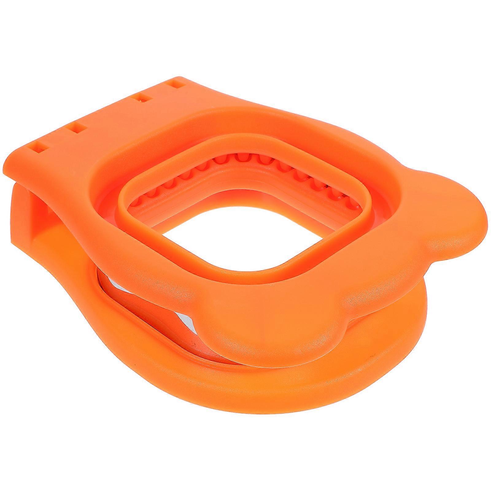 Reusable Sandwich Press Tool 1Set Orange Perfect For DIY Baking In Home And Bakery Settings