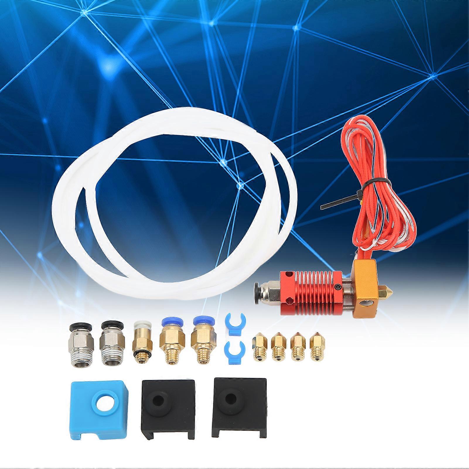 Ender 3 用組み立て済みホットエンドキット、空気圧継手付きサーミスタ発熱体 MK8 ノズル付き