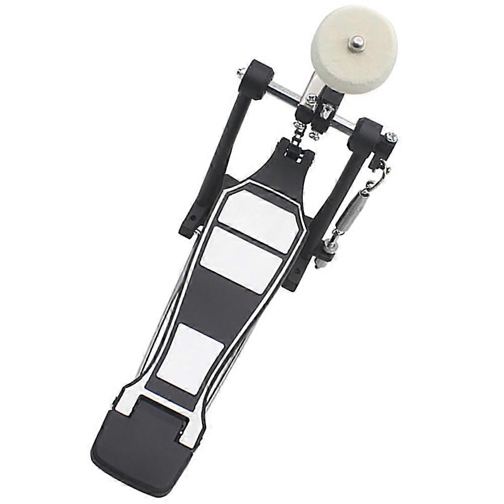 Single Bass Drum Pedal Compact Design For Drum Practice Instrument Accessory Durable Zinc Aluminum And Felt 1Pcs
