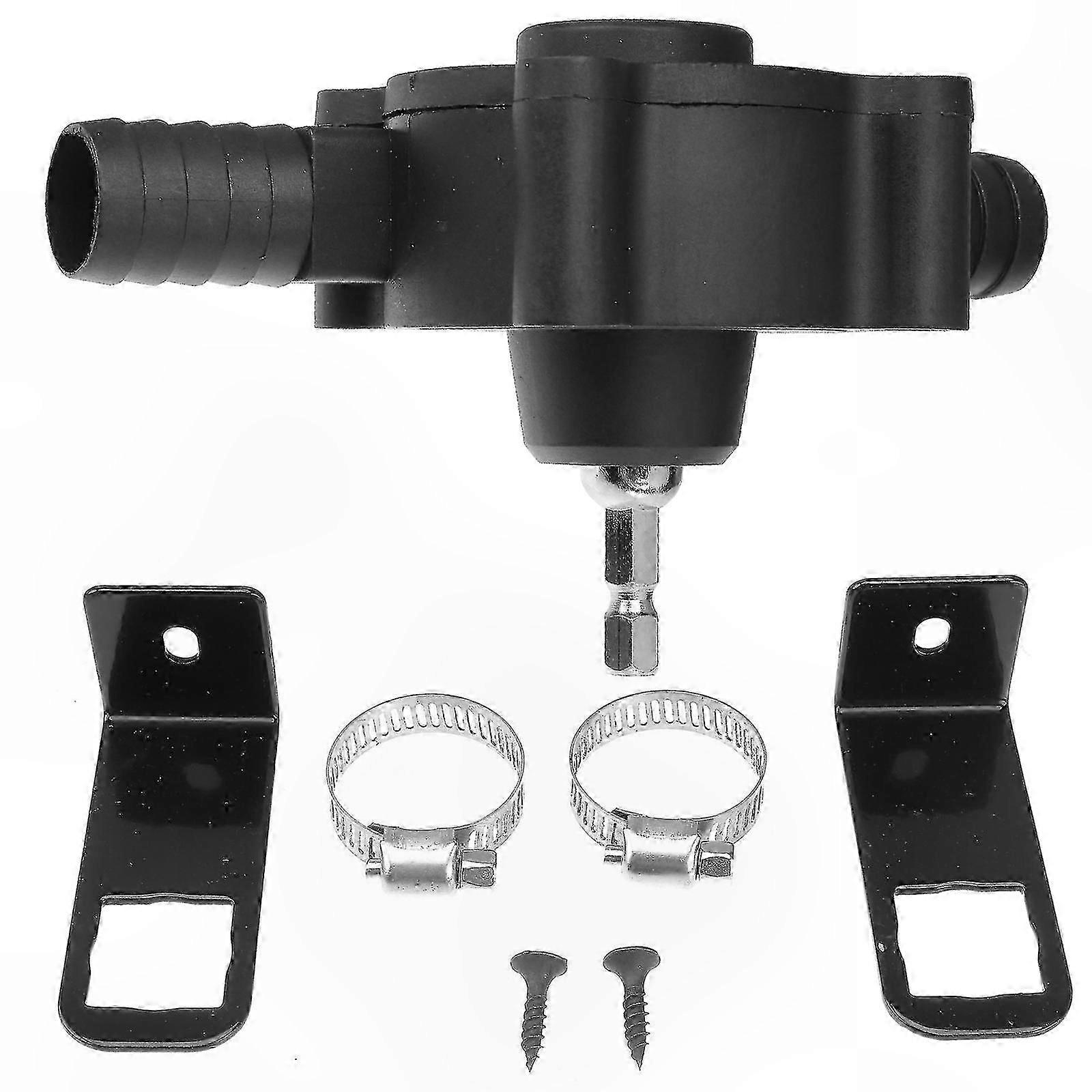 Portable Cordless Pump Kit for Water and Fluid Transfer with Hand Drill Adapter