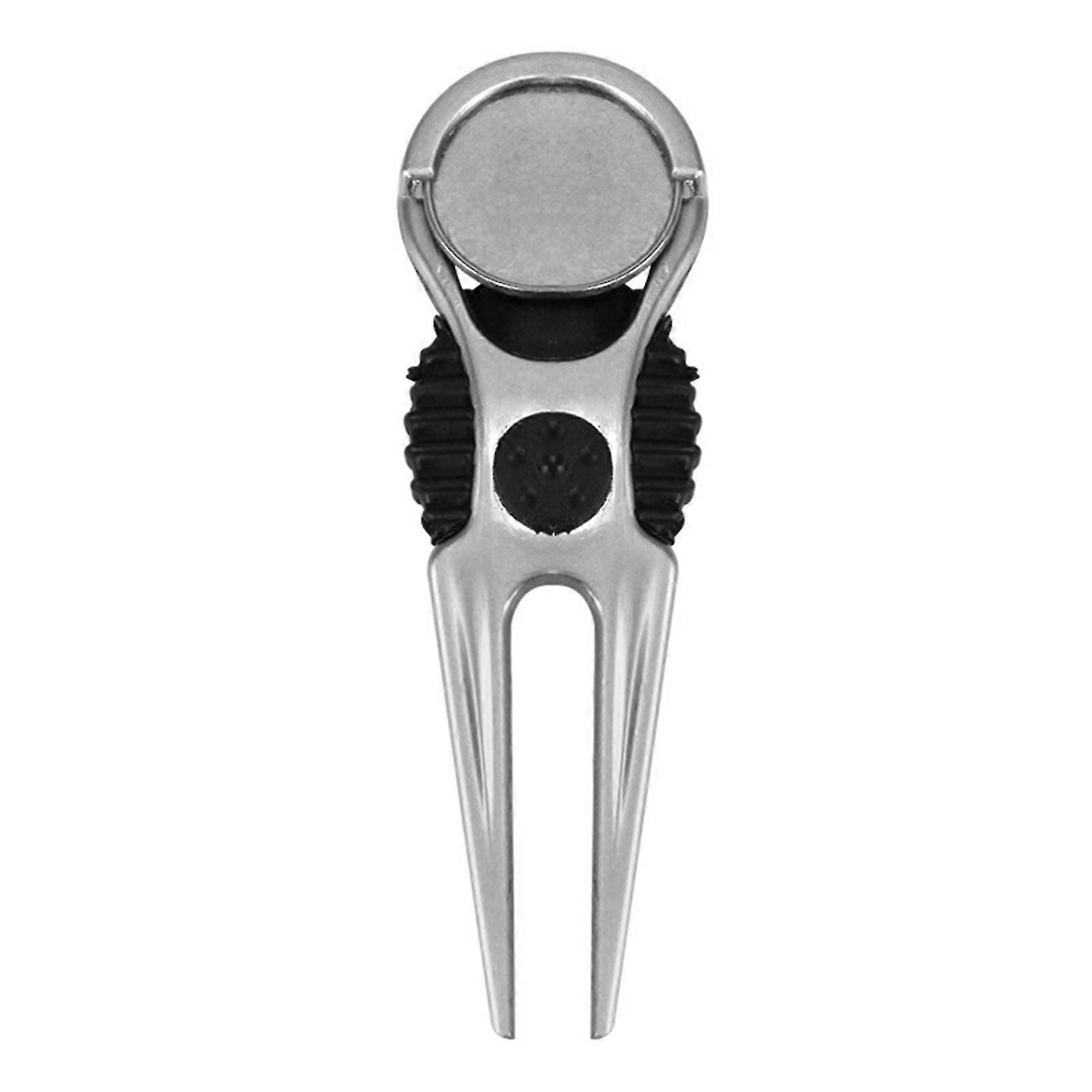 Zinc Alloy Golf Club Ball Putting Divot Fork Lawn Marker Lightweight Repair Tool