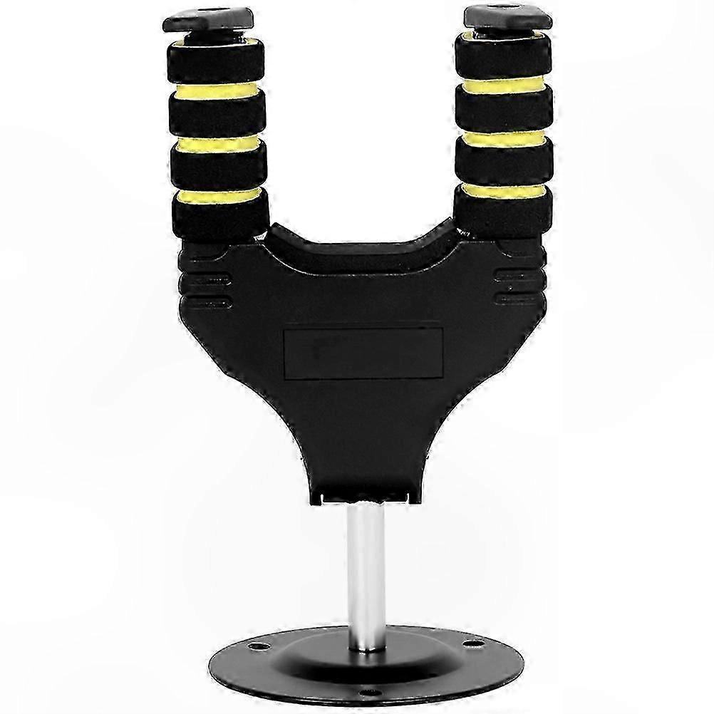 Guitar Wall Mount Hanger for Musical Instruments, Space-Saving Design, ABS Material, Studio Use, 17.5x9.5x8.4cm, Yellow