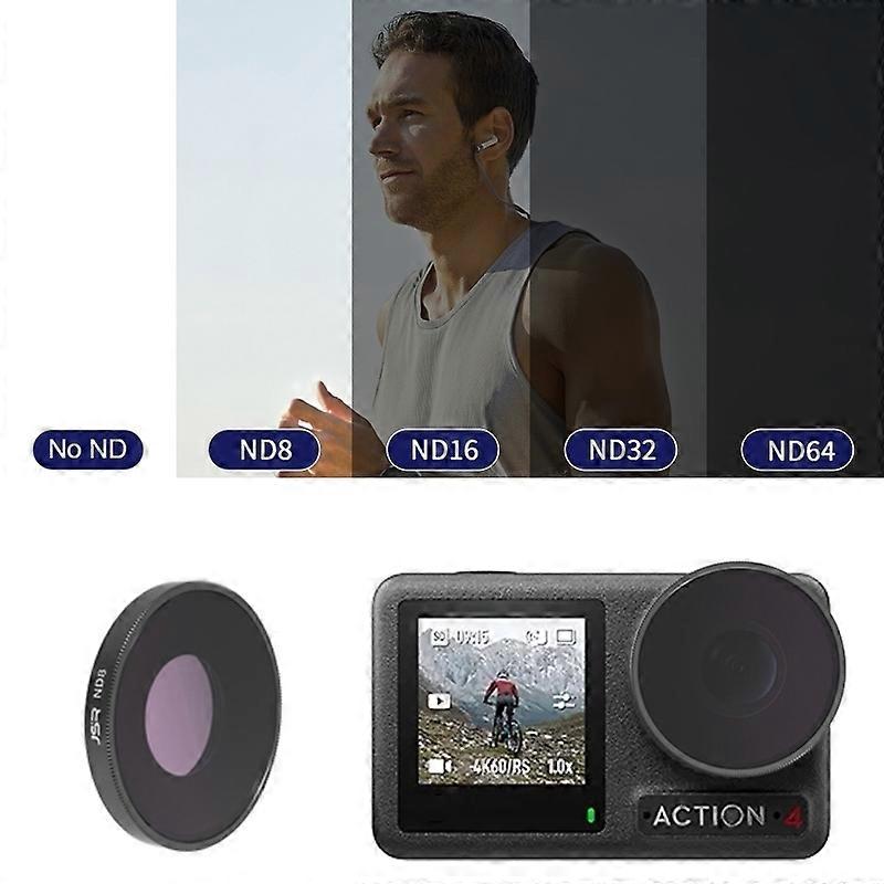 Lens Filter For DJI Action4 ND8
