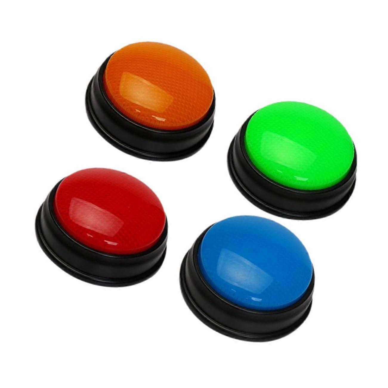 4 pieces of light and sound interactive games for classrooms and group activities, no batteries required.