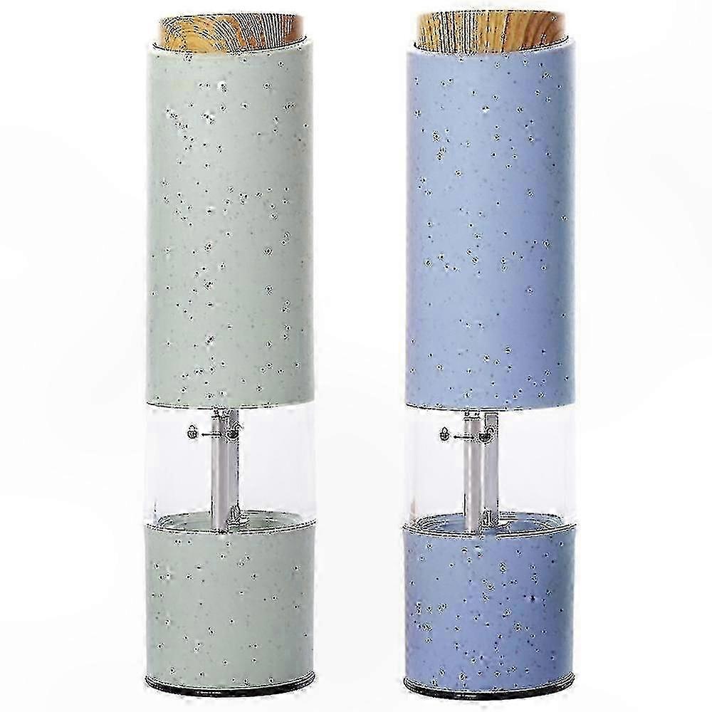 Battery-Operated Salt and Pepper Mill Set, 2-Piece Grinder for Spices, Durable and Efficient Kitchen Tool