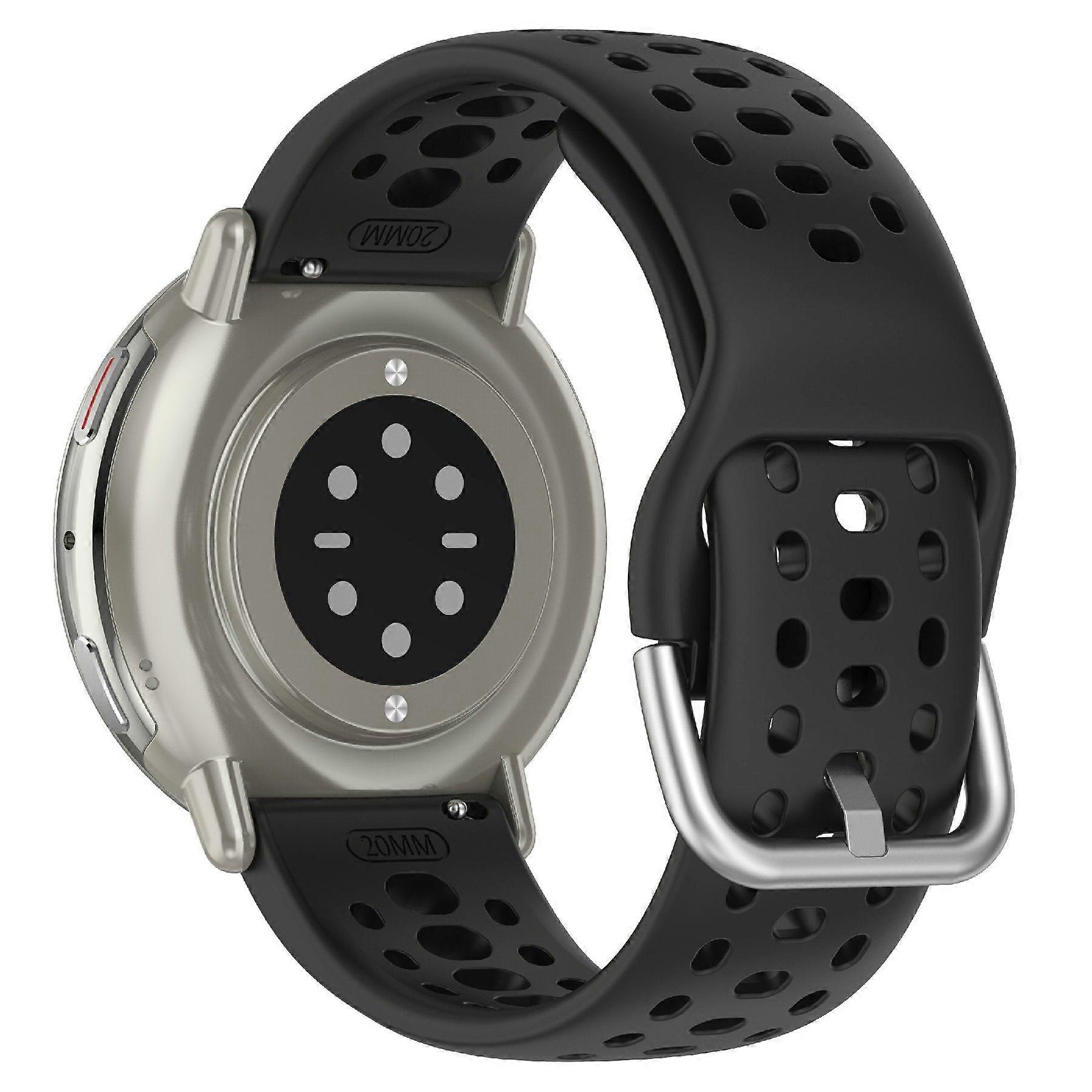 For Huami Amazfit Active 2 Square A2434 Replacement Watch Band 20mm Width Silicone Strap