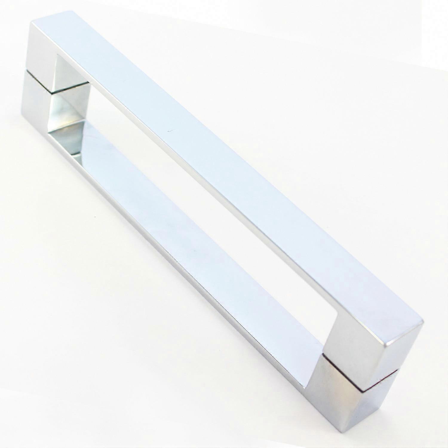 192mmクロームステンレススチールシャワードアハンドル|19.2cmホールからホールまで|モダンなバスルームハードウェア