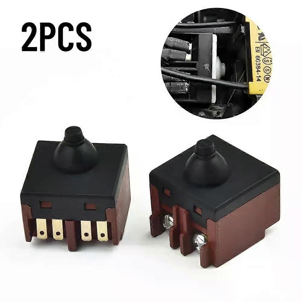 High Quality Angle Grinder Angle Grinder Switch Switch Push Replacement 2pcs Workshop Accessories Button