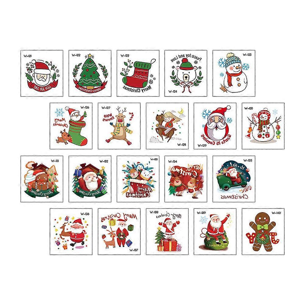 Tattoo Flower Arm Temporary Sticker and Adults Assorted Color 20 Sheets
