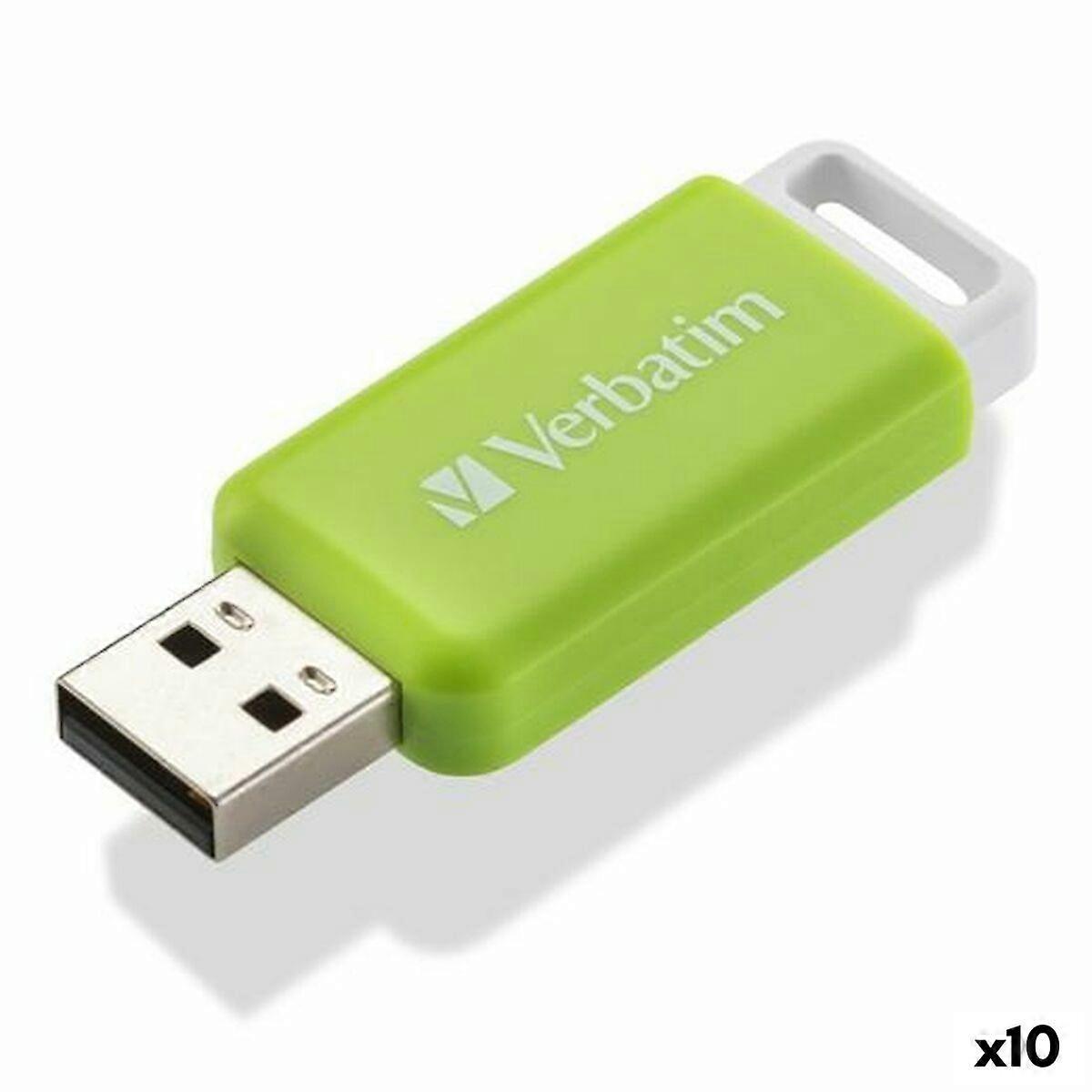 Clé USB Verbatim V DATABAR Noir 32 GB (10 unités)