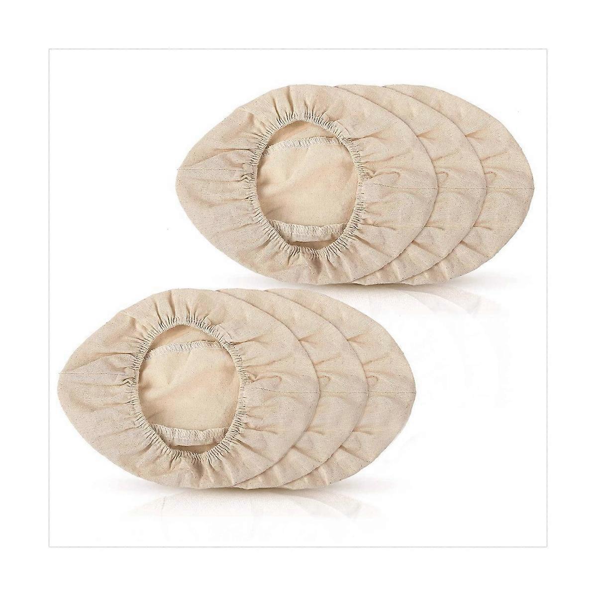 12 Pcs Oval Shape Bread Proofing Basket Cover Natural Rattan Baking Dough Sourdough Proofing Basket