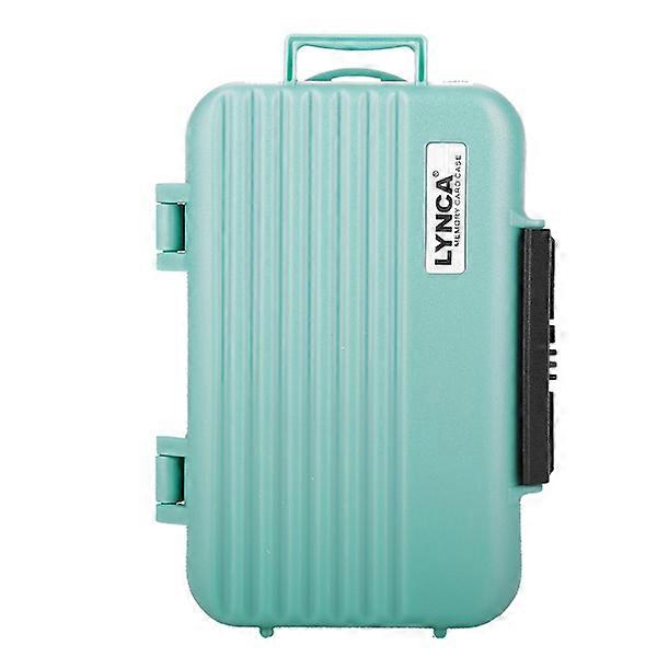 Shockproof Memory Card Storage Case with Large Capacity for CF SD TF Cards (Green)