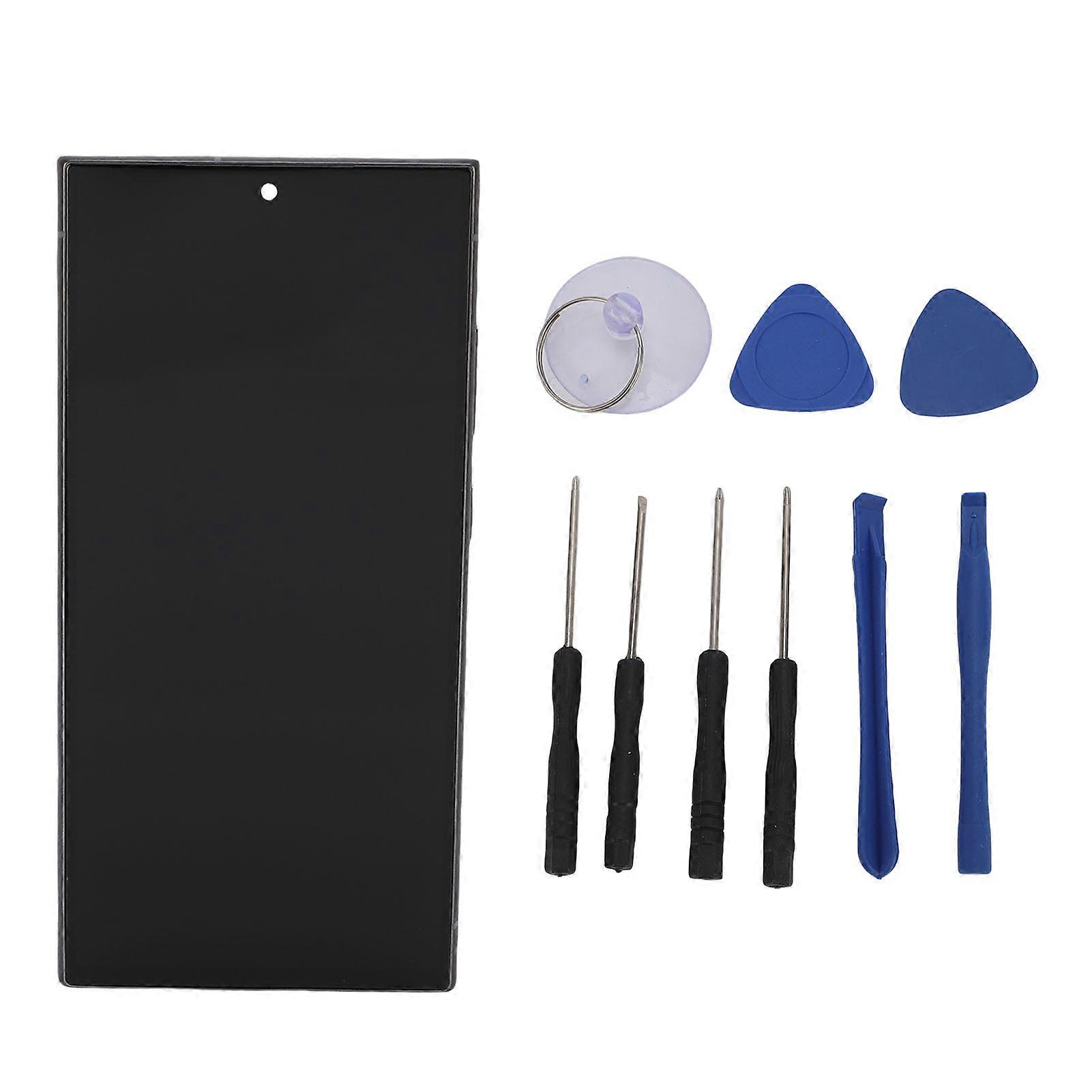 Replacement for S24 Ultra Professional TFT Screen Display Touch Digitizer Assembly Kit with Repair Tools