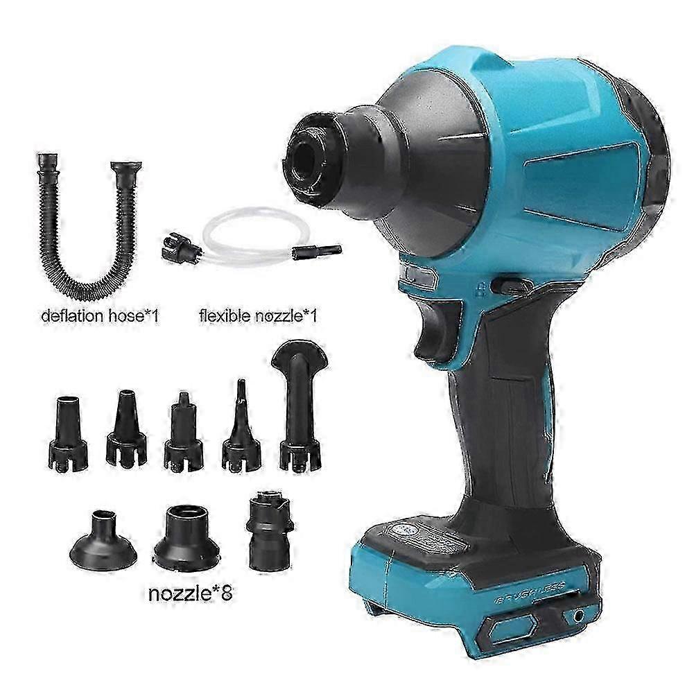 Cordless Blower Inflator with 40000rpm Non-slip Handle for Makita 18v Battery Vacuum