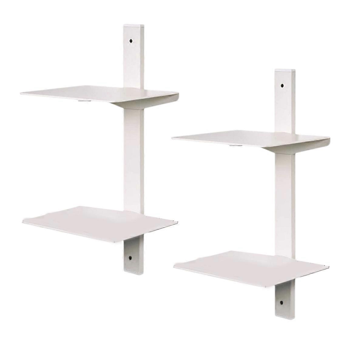 Invisibility Floating Book Shelves for Wall, Loads 60LBS, Vertical Spine Book Tower Floating Bookshelves 2 Pack