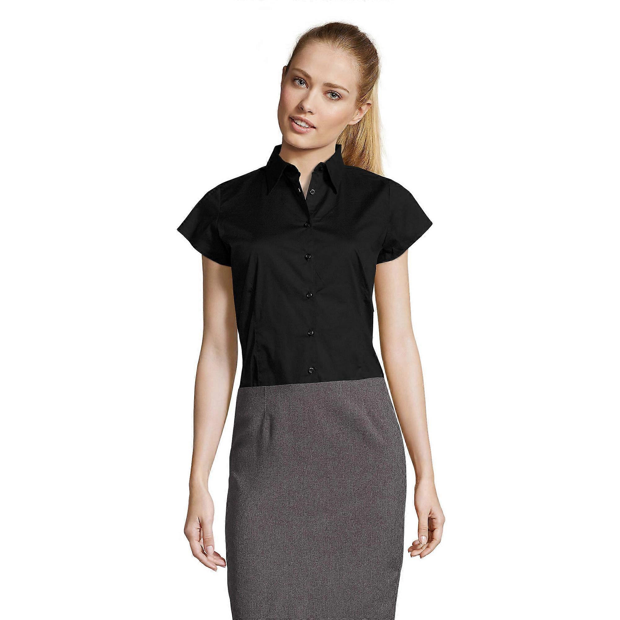 SOLS Damen/Damen Excess Stretch Kurzarmbluse