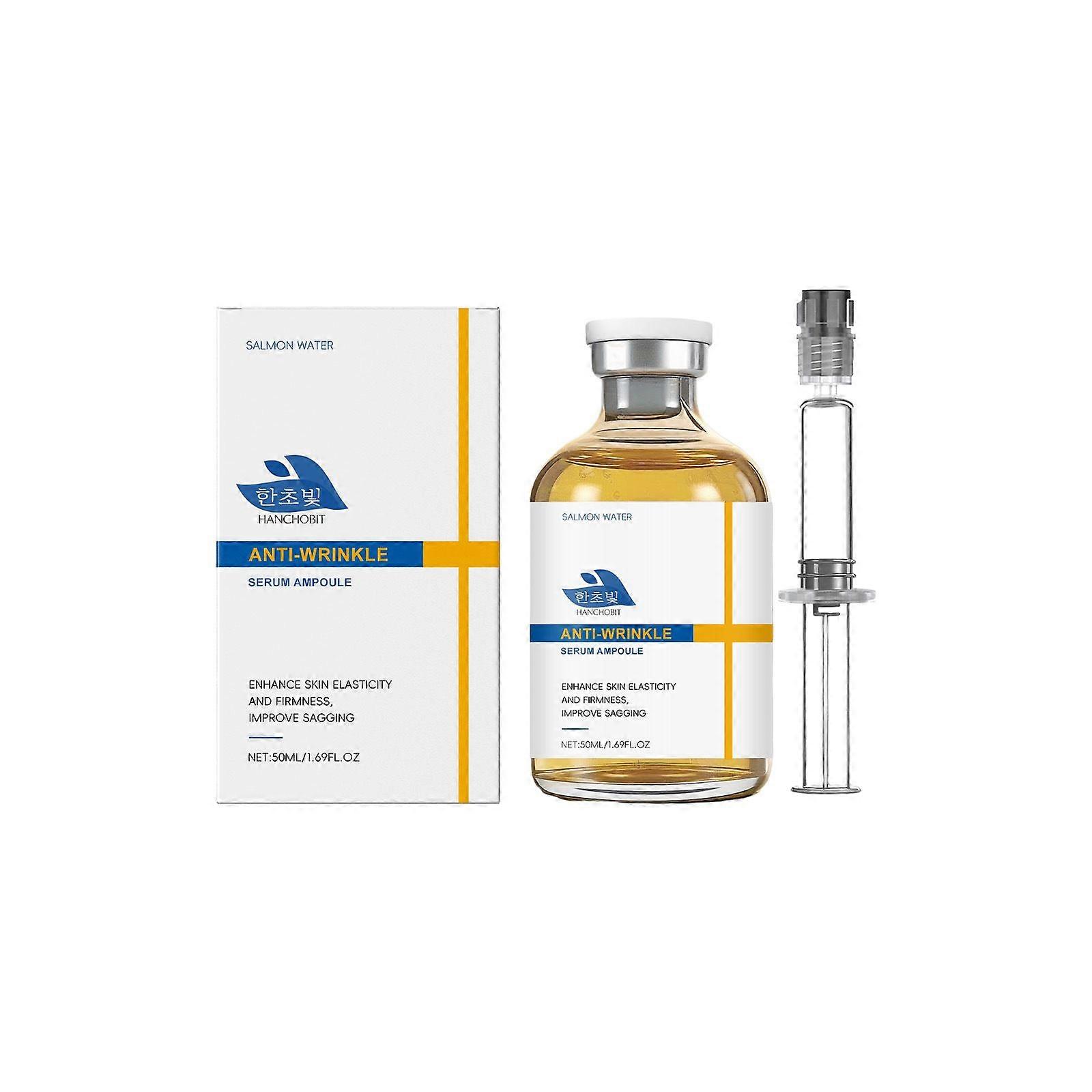 أمبولة السلمون ، مصل 50 مل من الوخز بالإبر الدقيقة ، يرطب ويرطب البشرة ، مضاد للتجاعيد ويعزز وظيفة الحاجز للوجه والجسم ، مصل الوخز بالإبر الدقيقة