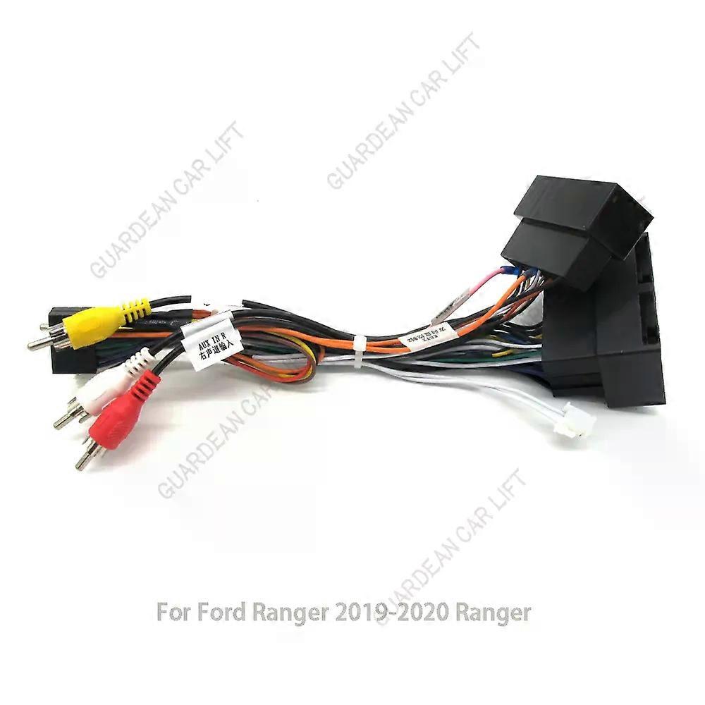 Car Audio 16PIN Android Power Cable Adapter With Canbus Box For Ford Ranger 2019-2020 Ranger MP5 DVD Power Wiring Harness