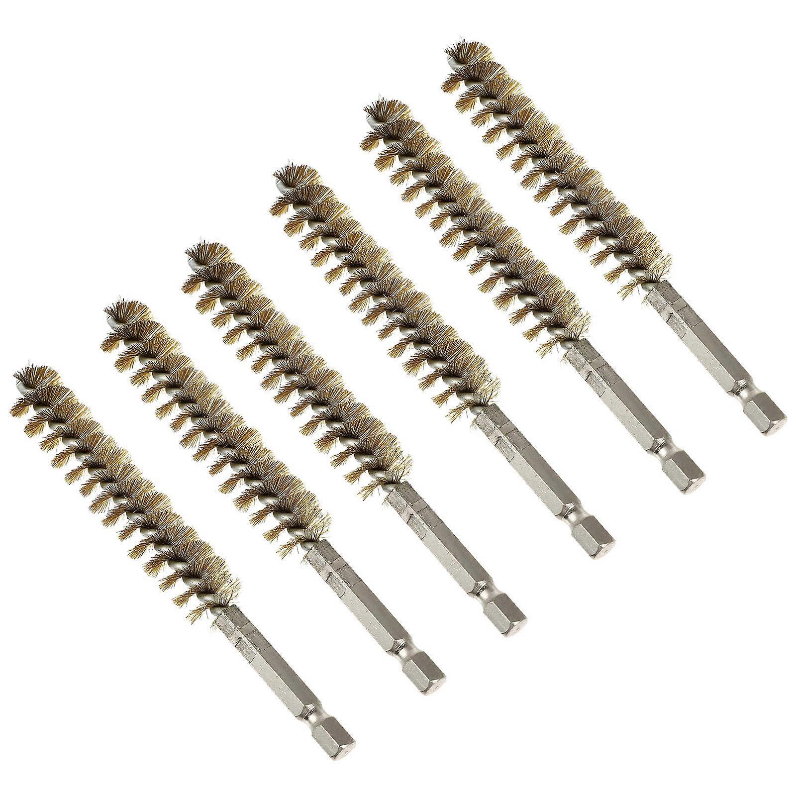 Steel Wire Brush Twisted Wire Brush for Home Use 6Pcs Cleaning Set