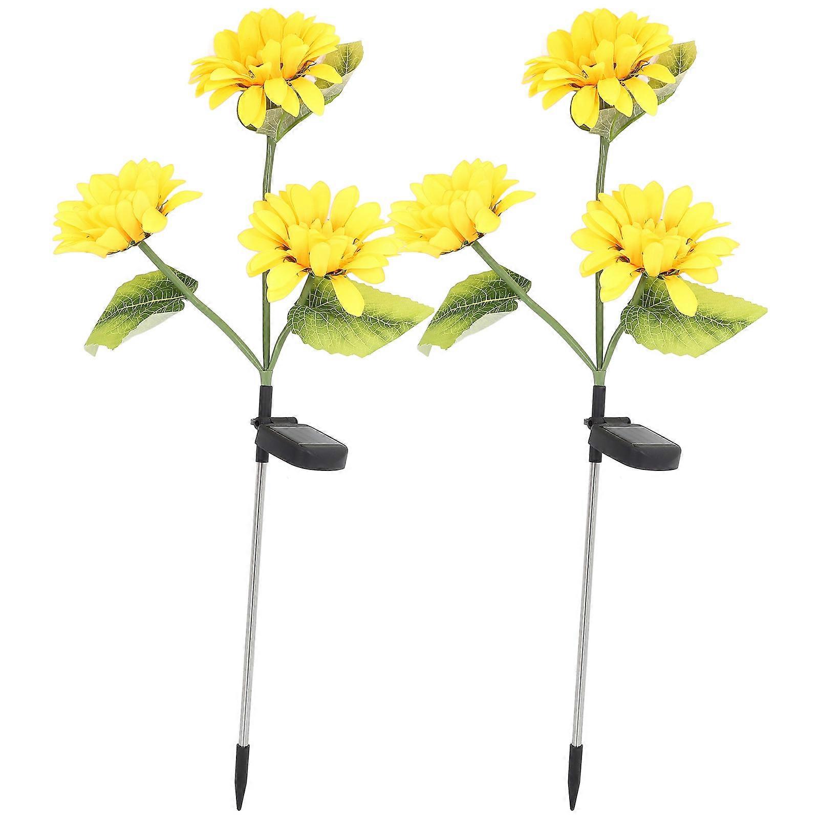 Outdoor Solar Light, Durable Sunflower Lamp with Automatic Lighting for Gardens
