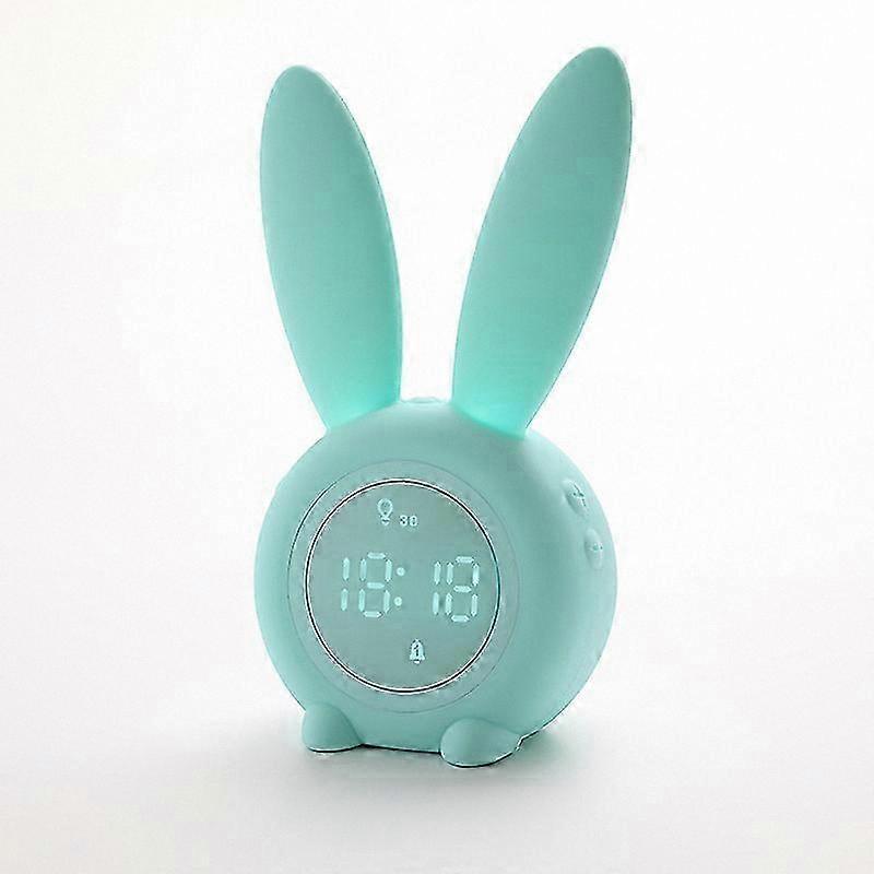 Night Light Alarm Clock with Touch Control and Rechargeable Feature
