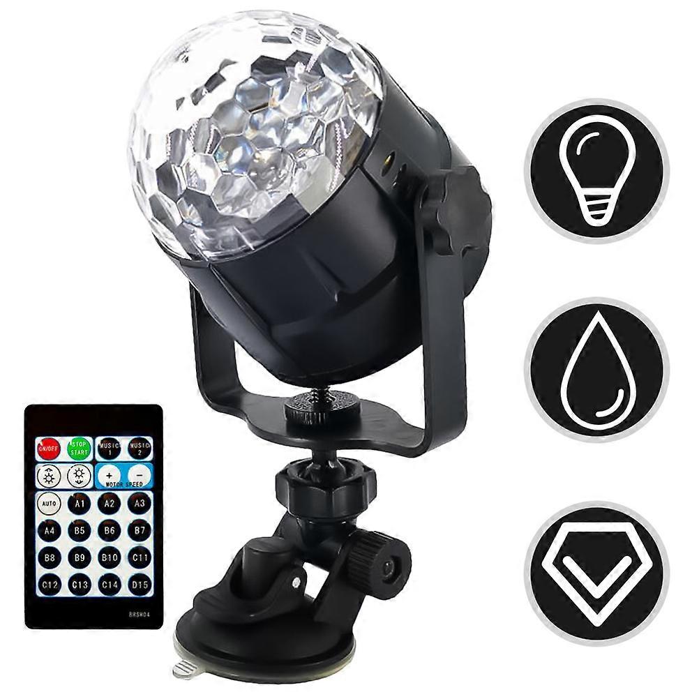 Black Projection Light for Decoration Made of Plastic with Remote Control 15 Colors USB Powered