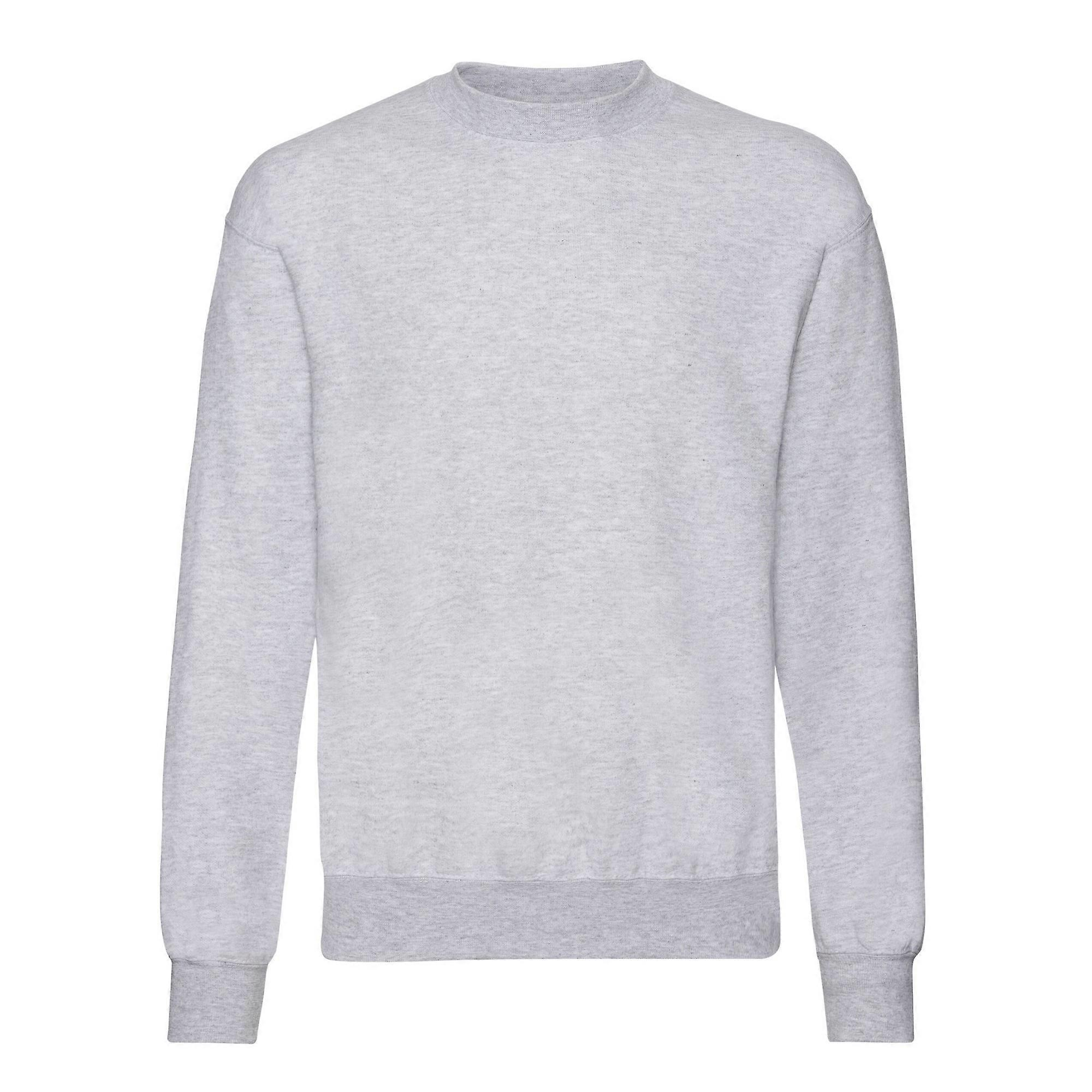 Fruit of the Loom Heren Klassieke effen Set-in Sweatshirt