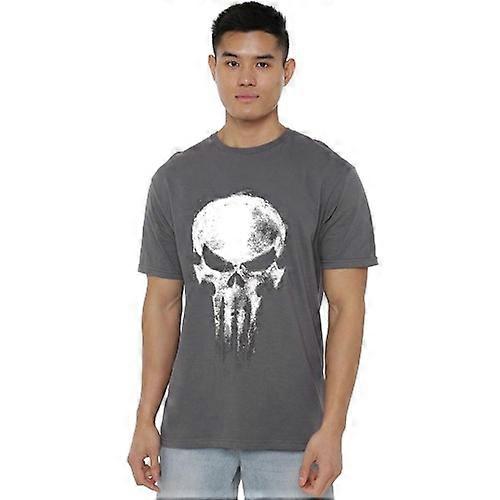 Daredevil Unisex Adult Born Again Punisher Skull T-Shirt