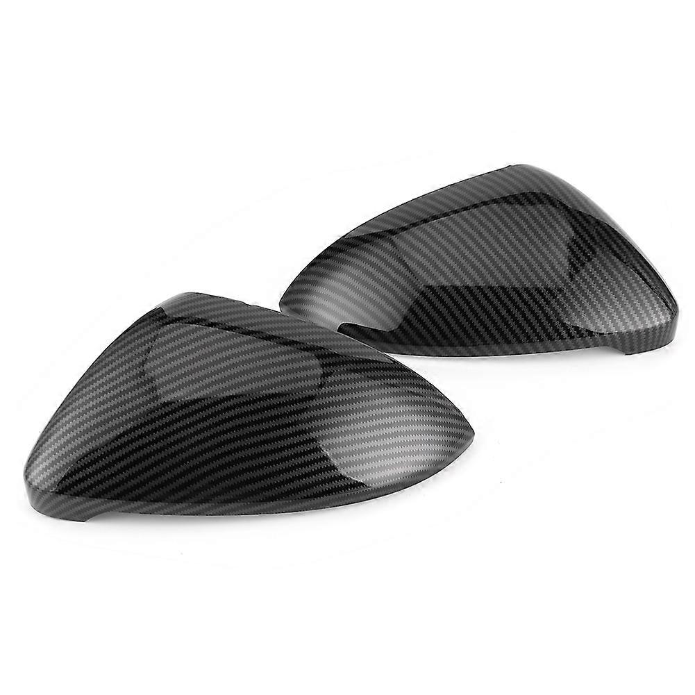 Carbon Fiber Style Rearview Mirror Covers for MK7 2014-2018 Pair