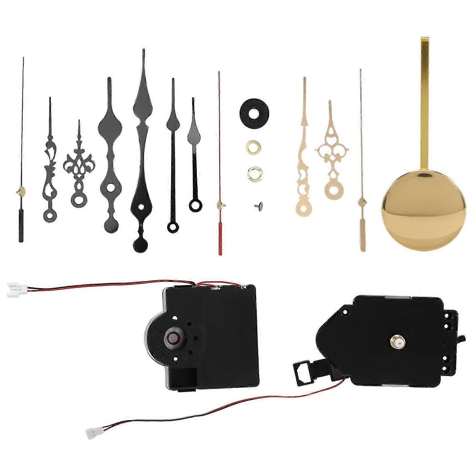 Quartz Pendulum Trigger Clock Movement Chime with 4 Pairs Clock Hands