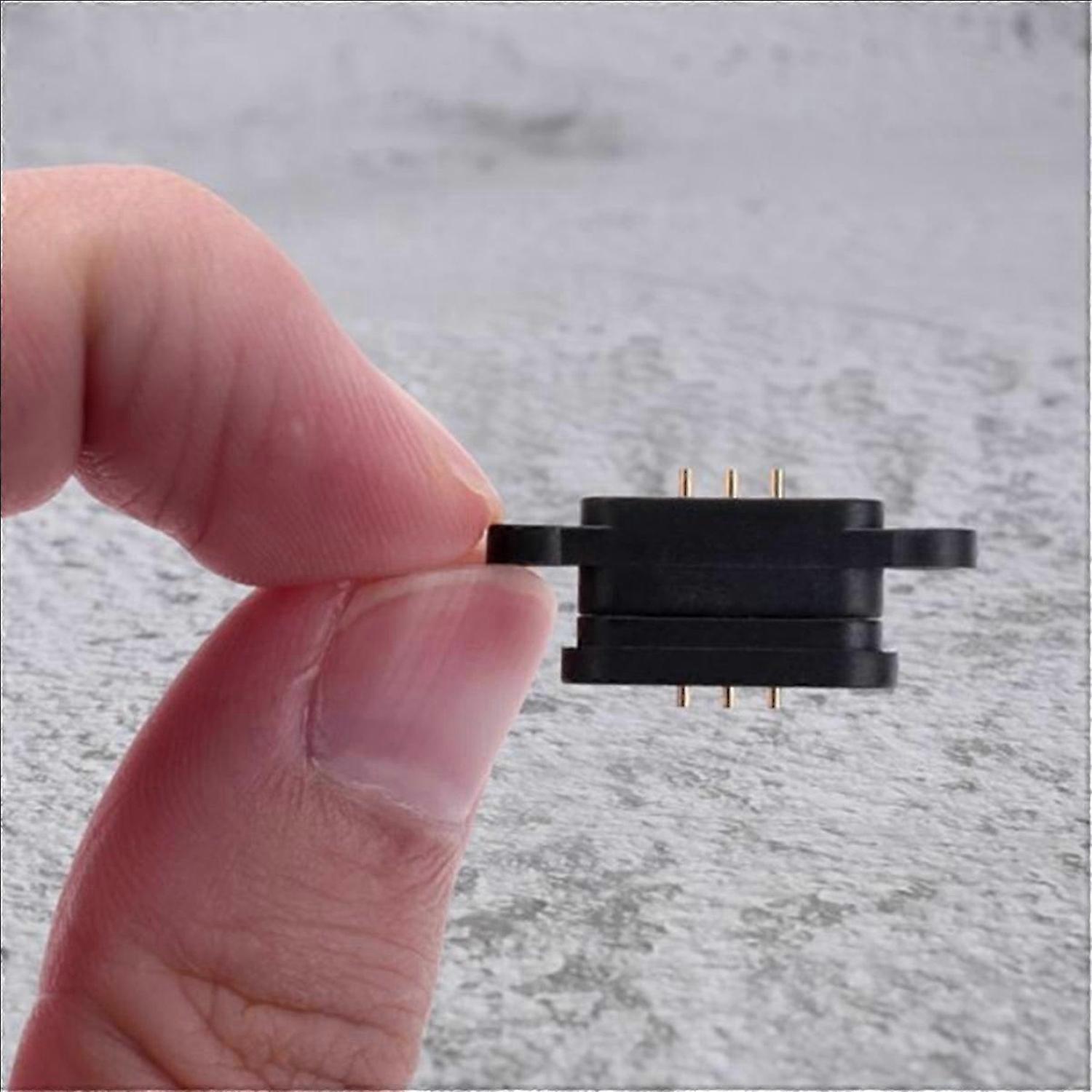 20 Pairs 3Pin Spring Loaded Magnetic Pogo Pin Connector 3 Positions