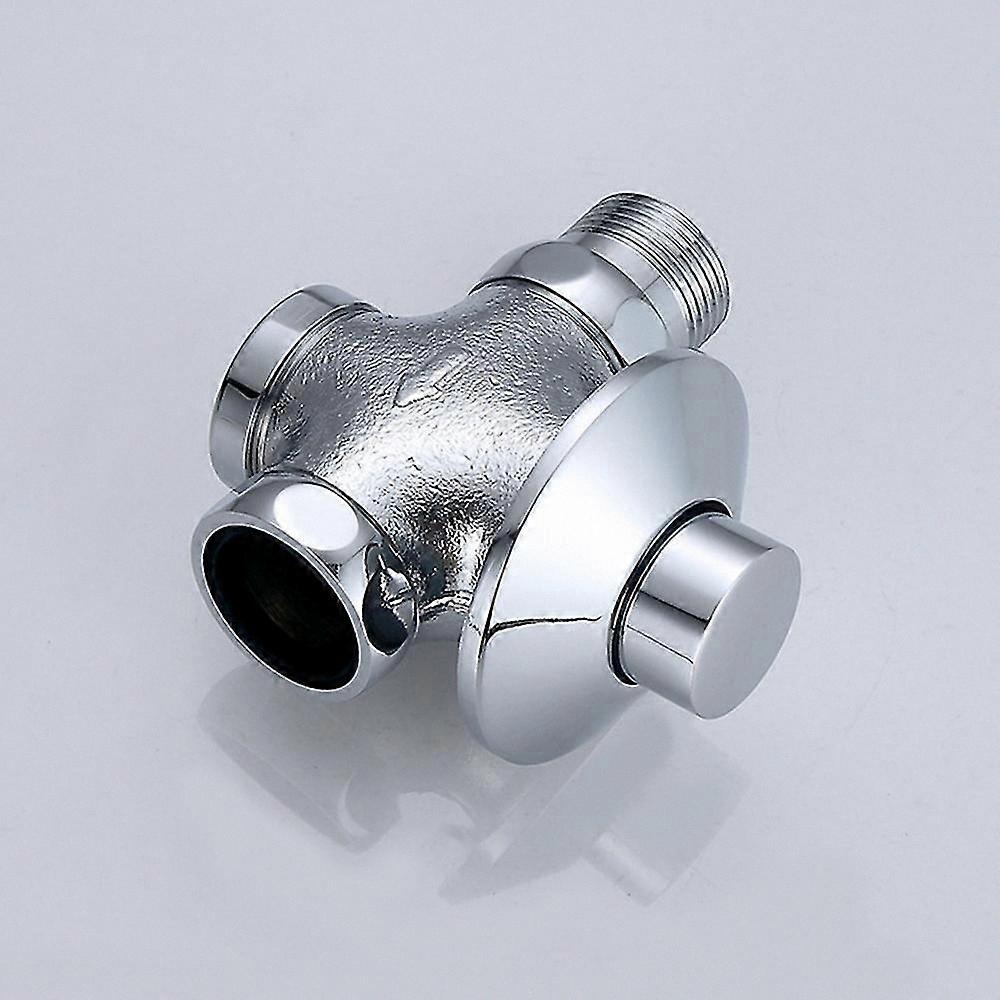 Concealed Press Button Self-Closing Flush Valve for Toilets