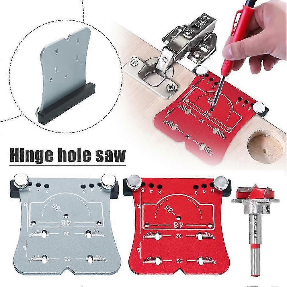 35mm Woodworking Hinge Hole Opener Punch Tool,Punch Locator 2025