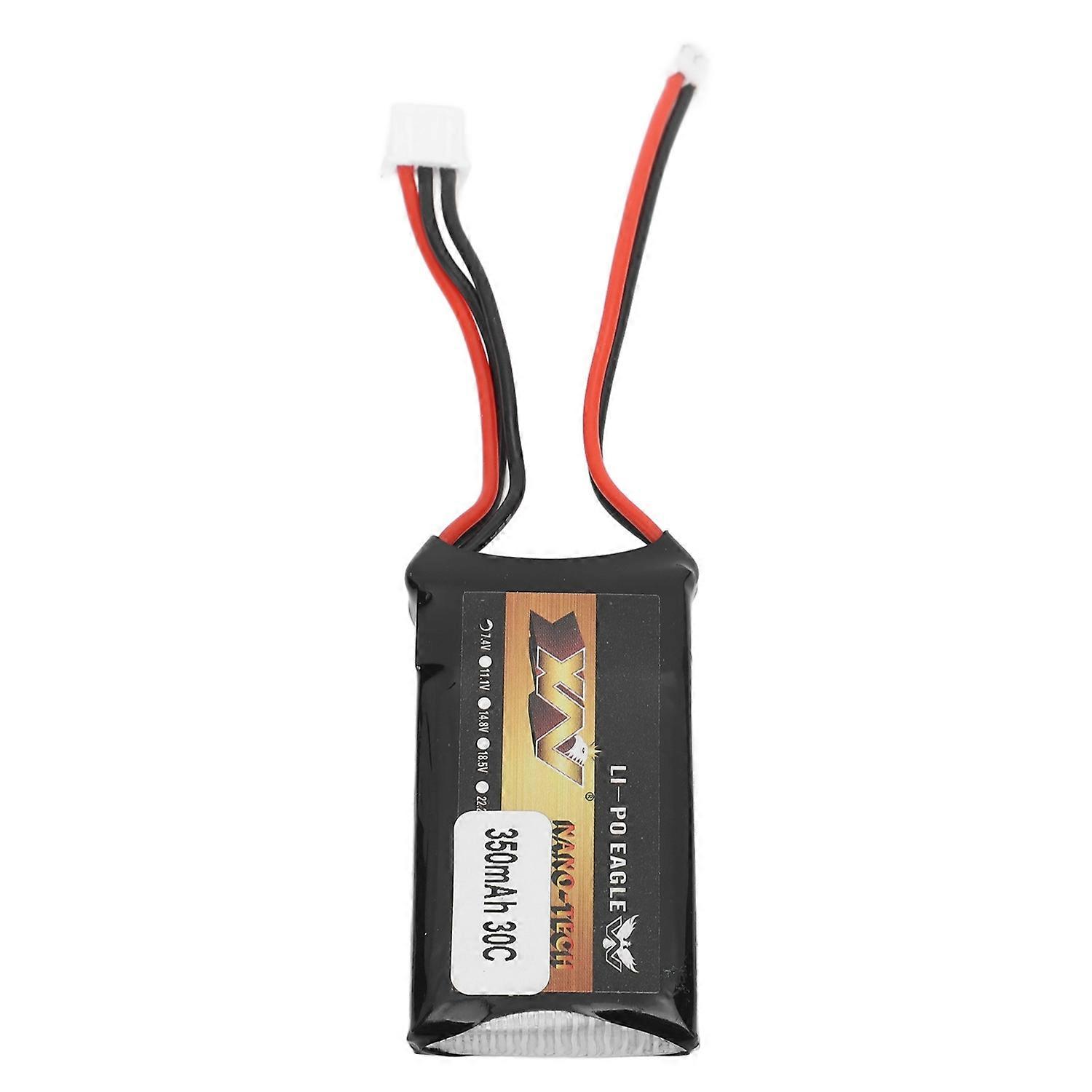Feature:
1. Lightweight Design: The lightweight design makes it easy to carry. 7.4V 350mAh 2S lipo b