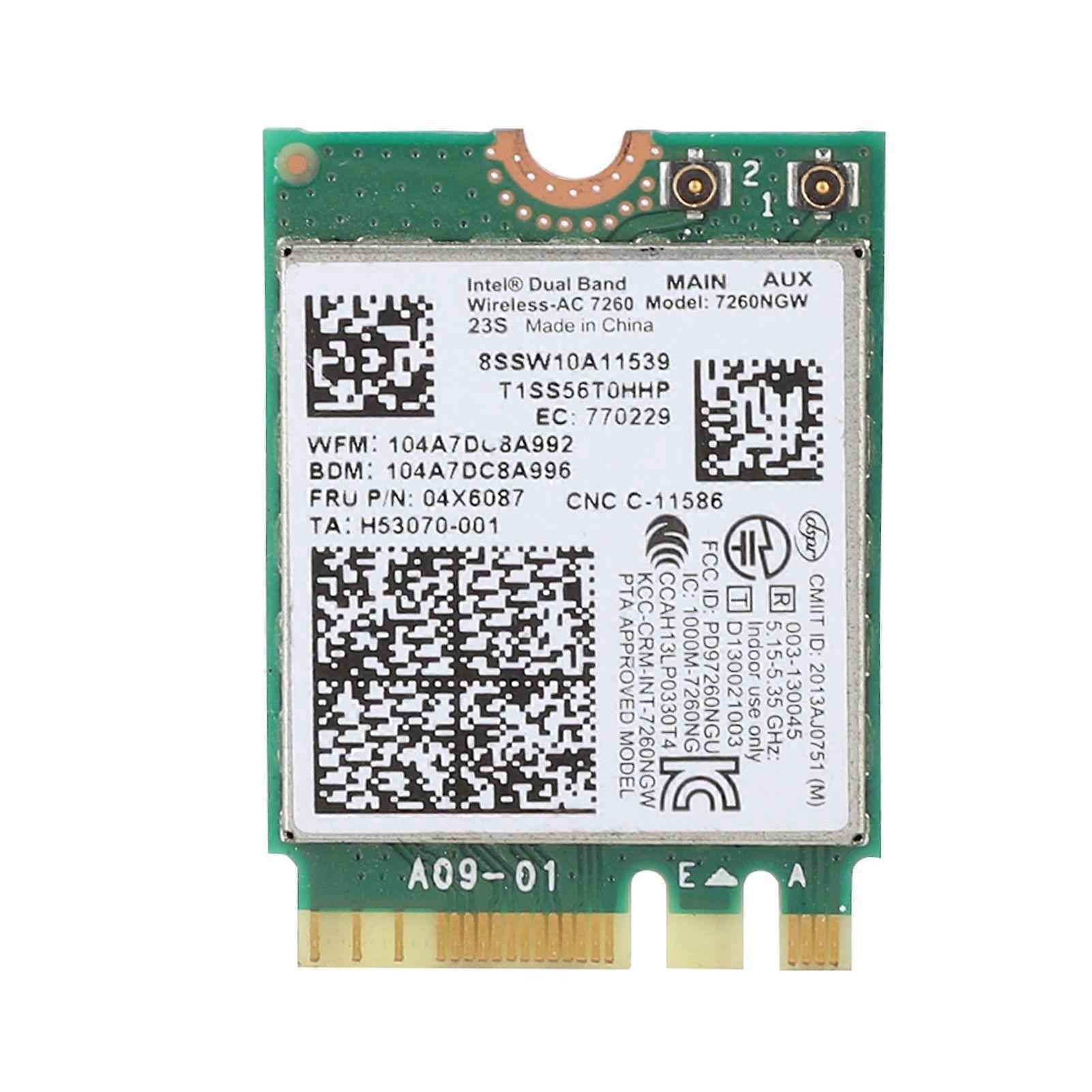 Intel 7260AC 7260NGW Dual-band langaton verkkokortti Lenovo IBM Thinkpad FRU04X6087:lle