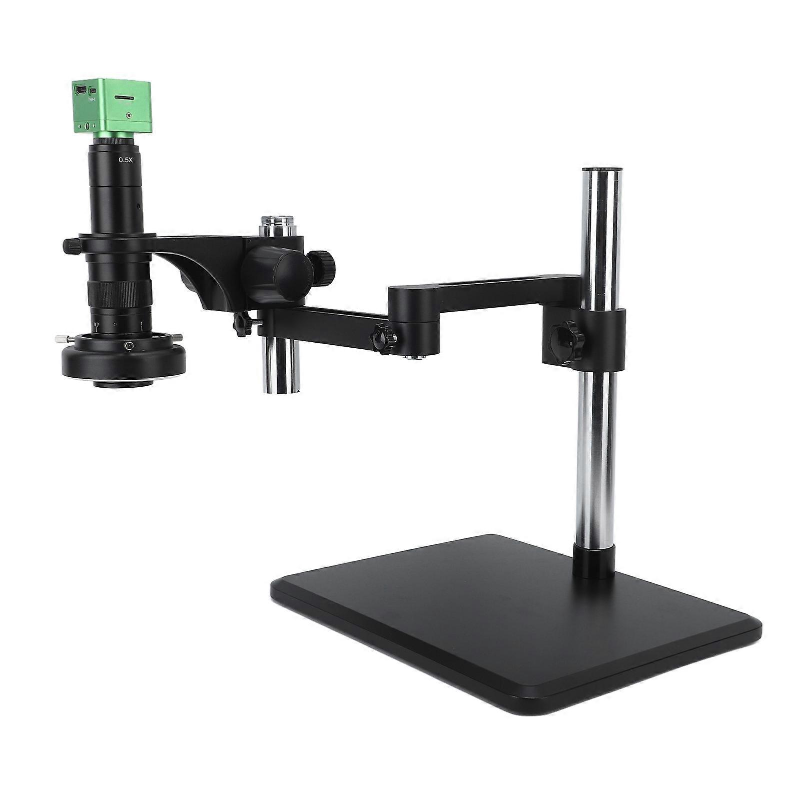 4K 41MP HY 6210 Microscope Camera with 180X C Mount Lens & LED Light