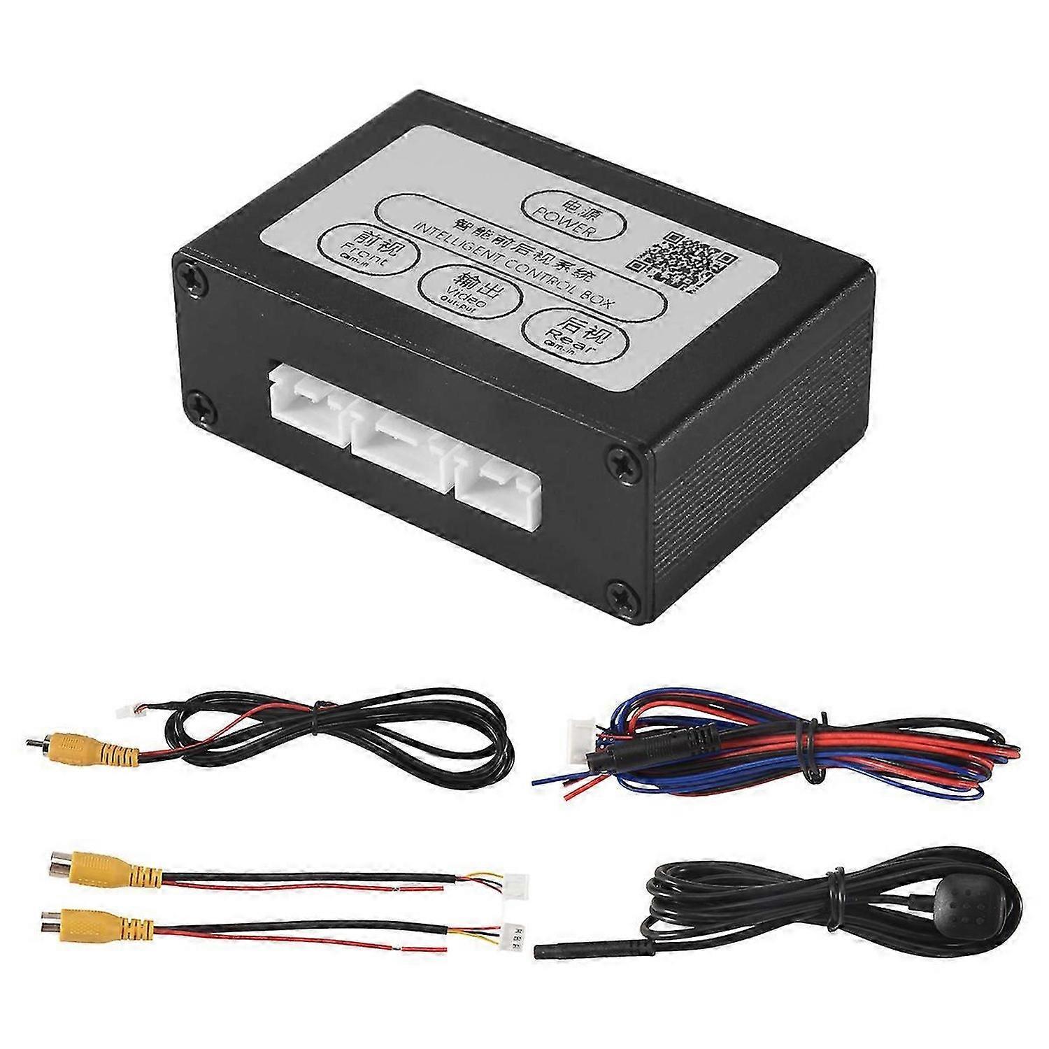 Car Front View Camera Switcher Parking Camera Converter Front Rear View Video Switch Channel Control