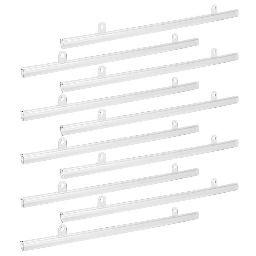 Poster Frame Hanger PVC Poster Rail for Hanging 30Pcs with Clips