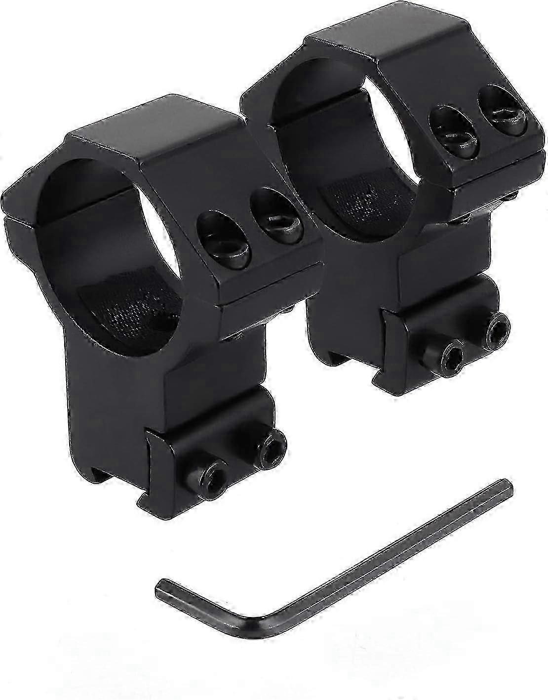 High-Profile 30mm Scope Mounts by TCGG Compatible with 11mm Dovetail Rails