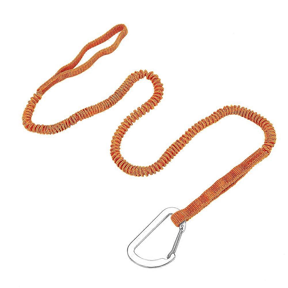 Kayak Paddle Leash, Paddle Board Leash Fishing Lanyard Tool Orange