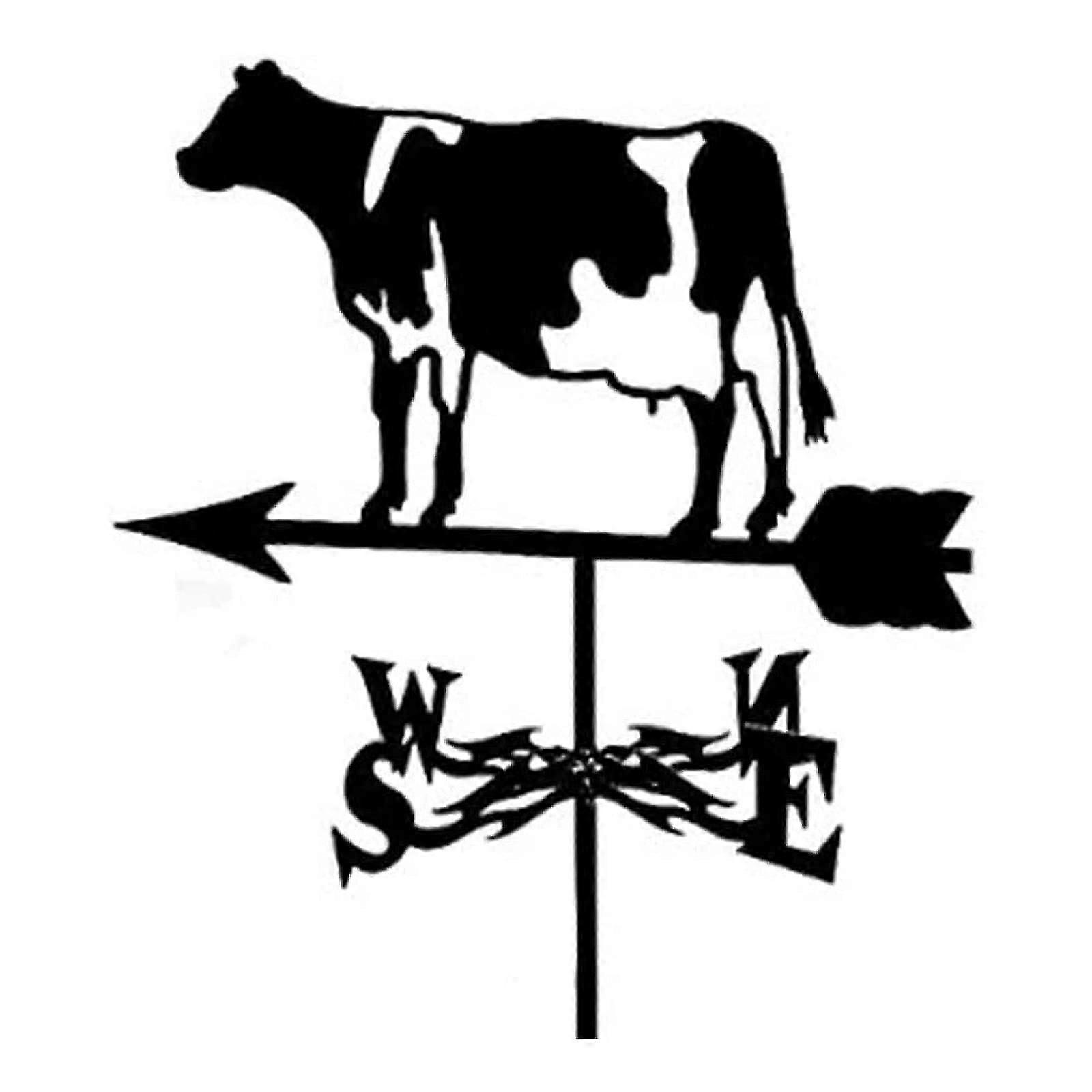 Stainless steel wind direction indicator for garden decoration