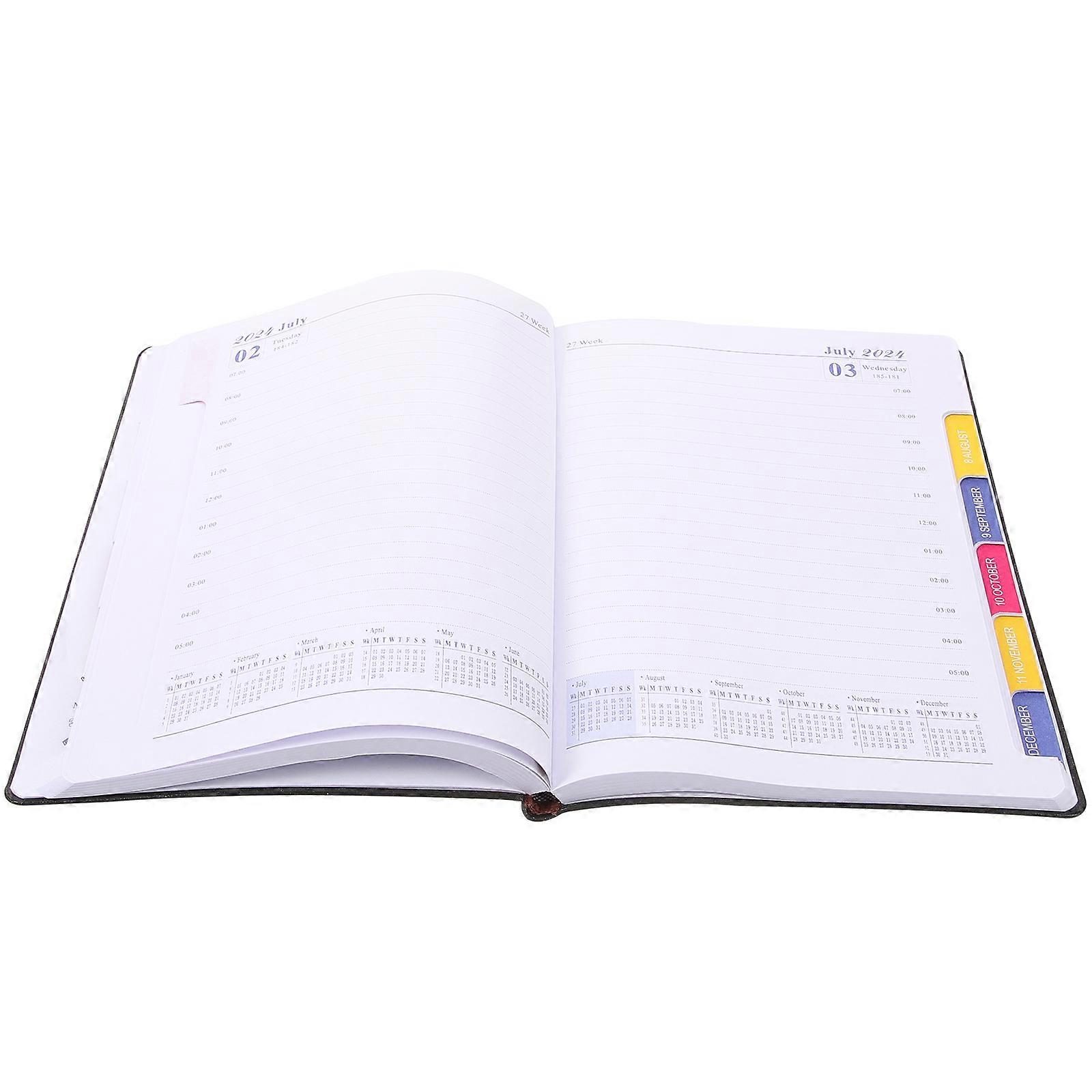 Yearly Schedule Notebook for Daily Planning 3Pcs Office Work Planner