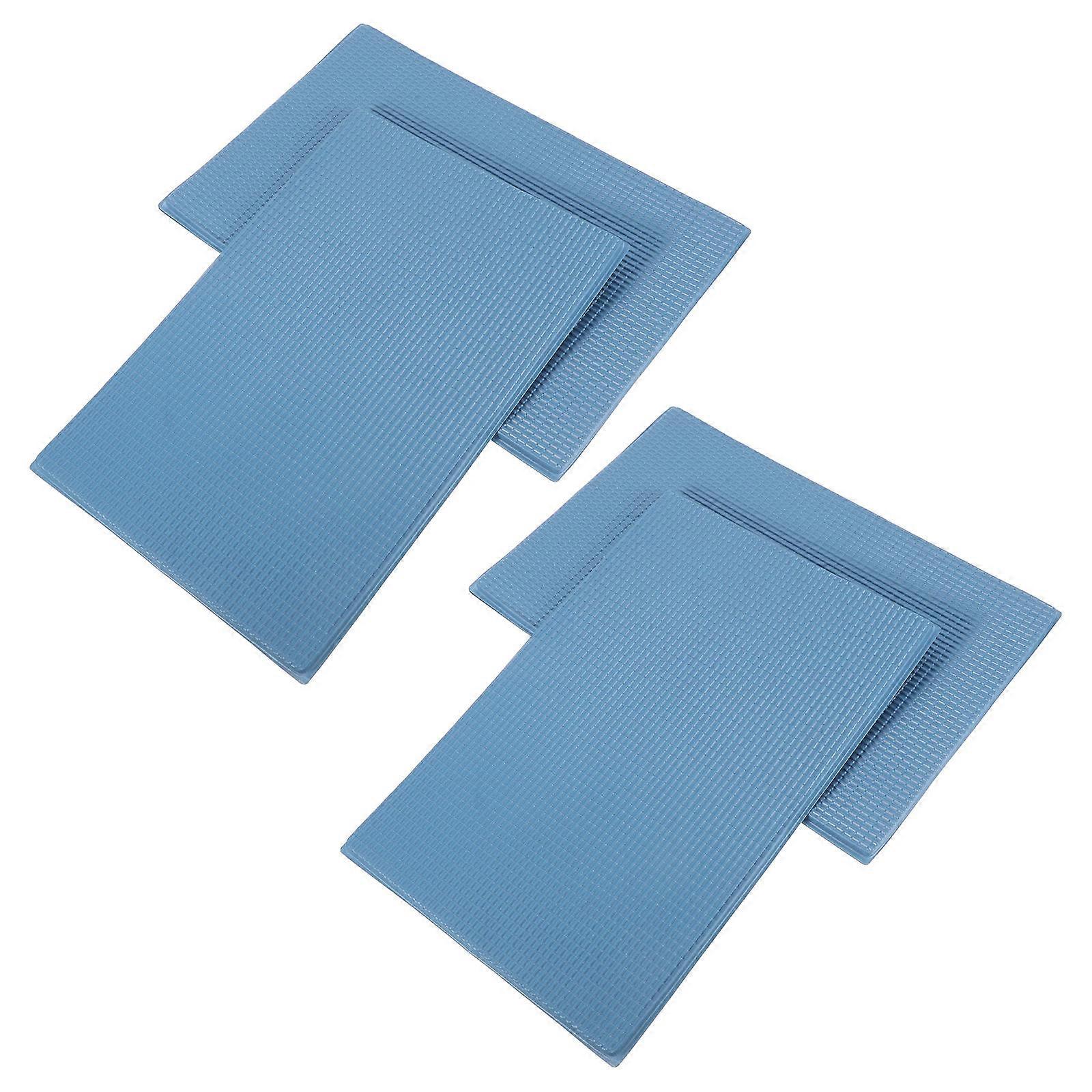 12 Sheets Blue Miniature Roofing Tiles for DIY Crafts Architectural Models